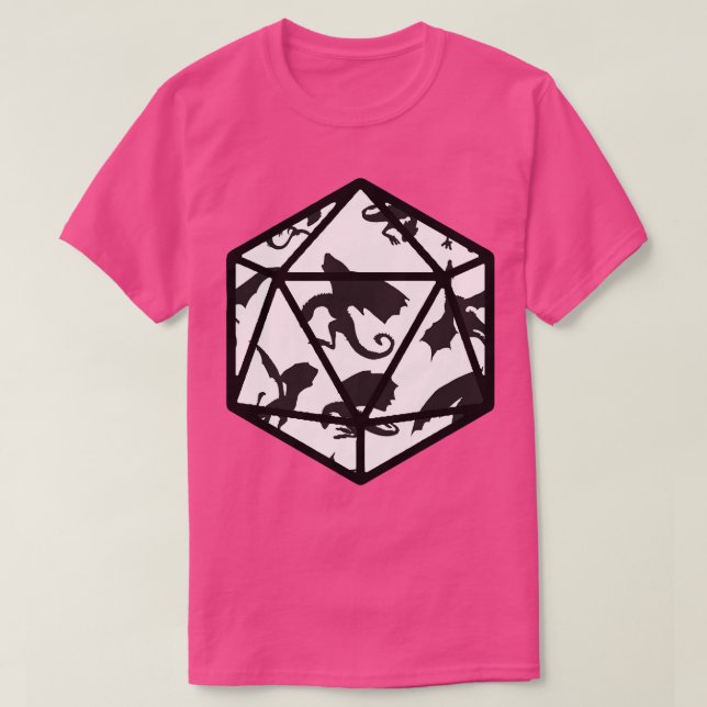 Flygande drakar D20 T Shirt (Design framsida)