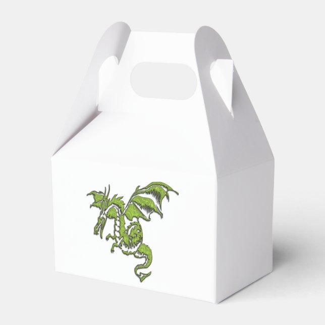 Flygande Drakedesign Presentaskar (Framsidan Sidan)