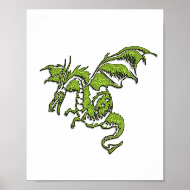 Flygande drakondesign poster (Framsidan)