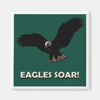 Flygande Eagle-kvadrat Magnet