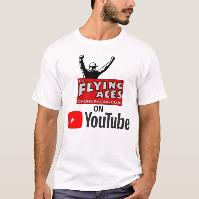 Flygande Ess på Youtube T Shirt (Framsida)