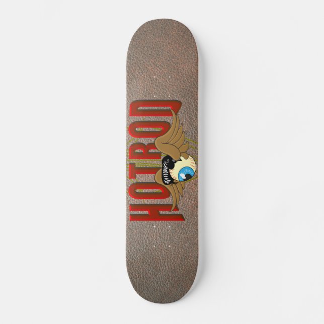 Flygande Eyeball Hot rod Skateboard Bräda 21,5 Cm (Framsida)