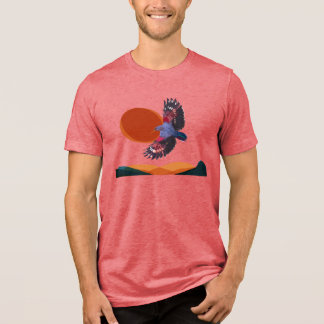 Flygande fågel T-Shirt Tri-Blend Shirt