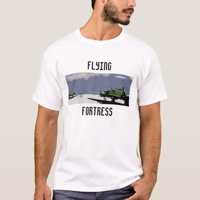 Flygande fästning Tee Shirt (Framsida)