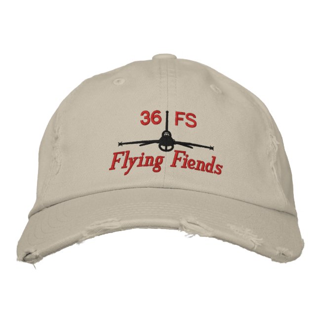 Flygande Fiend Golf Hat Broderad Keps (Framsida)