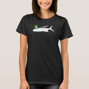 Flygande Fisk Leprechaun Irländsk St Patrick Dag T Shirt