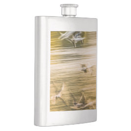 Flygande fiskmåsar - abstrakt fickplunta