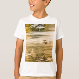 Flygande fiskmåsar - abstrakt t shirt