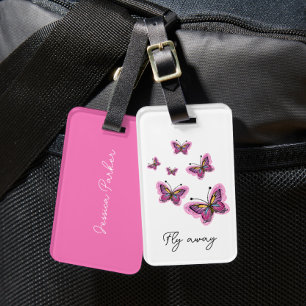 Flygande fjärilar bagagebricka