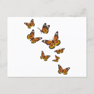 Flygande fjärilar - Butterfly Älskare Gardener Ent Helg Vykort