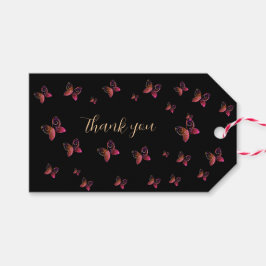 flygande fjärilar presentetikett