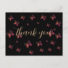 flygande fjärilar vykort