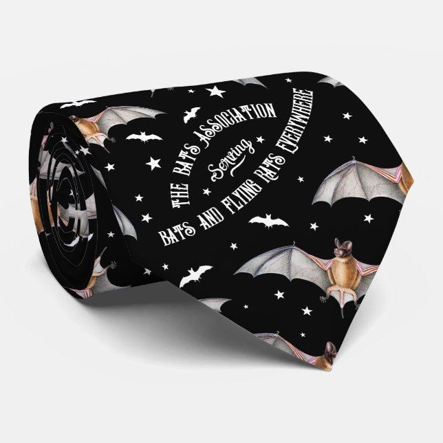 Flygande Fladdermöss Halloween Gothic Alternative  Slips (Rullad)