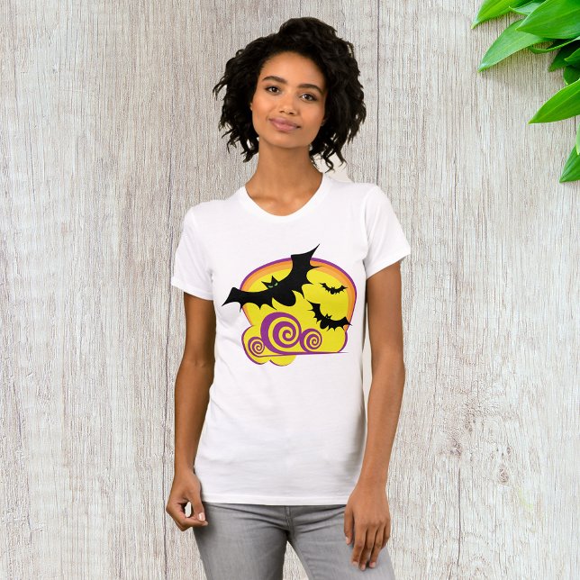 Flygande Fladdermus Halloween Nattfull måndagsswir T Shirt (Skapare uppladdad)