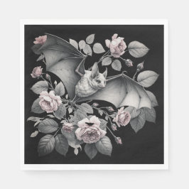 Flygande Fladdermus Halloween Pappersservett