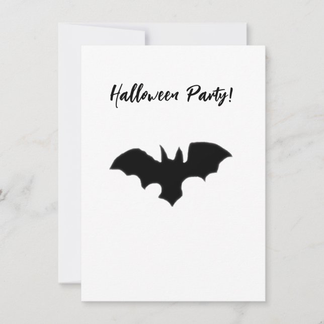 Flygande Fladdermus Inbjudningar (Framsida)