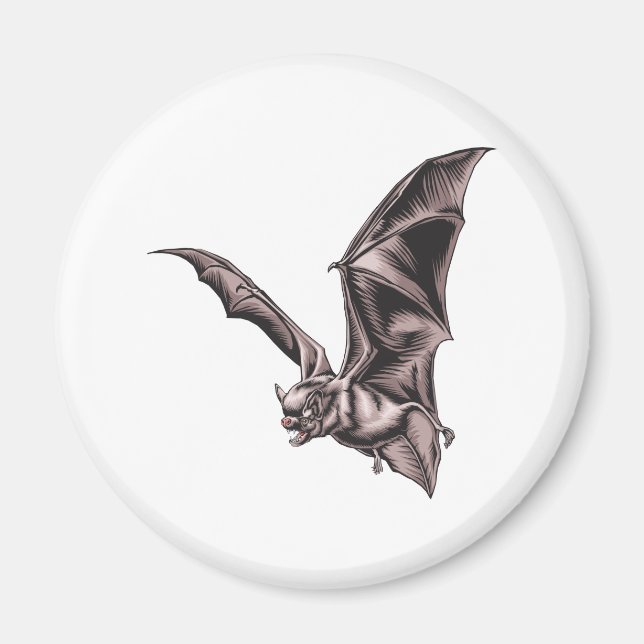 Flygande Fladdermus Magnet (Framsidan)