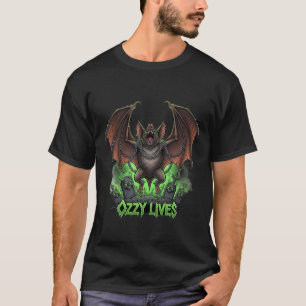 Flygande Fladdermus Metall-tribut - Ozzy Lives T Shirt