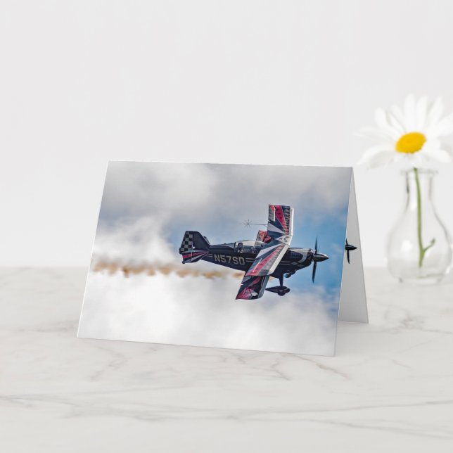 Flygande flicka Birthday Kort (Liten växt)