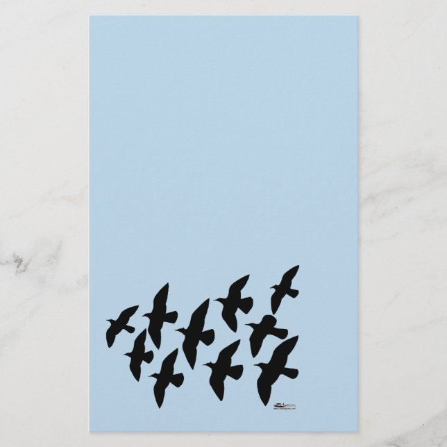 Flygande flygbesprutning brevpapper (Framsida)
