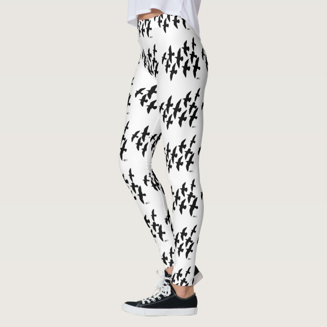 Flygande flygbesprutning leggings (Vänster)