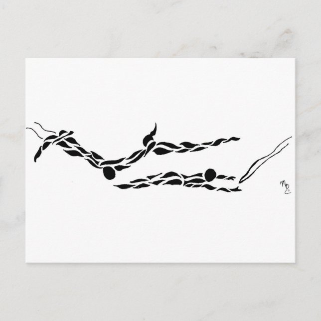 Flygande flygblad vykort (Framsida)