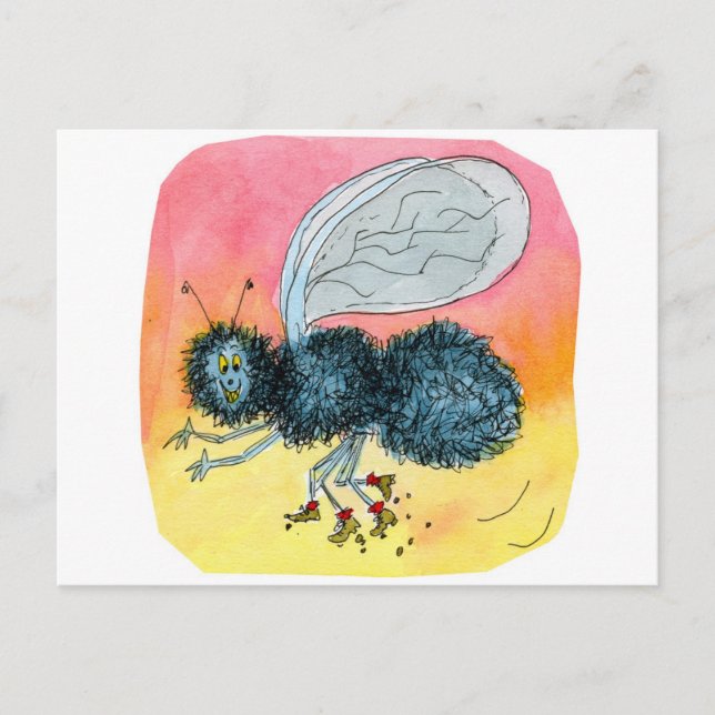 Flygande flygflygning vykort (Framsida)