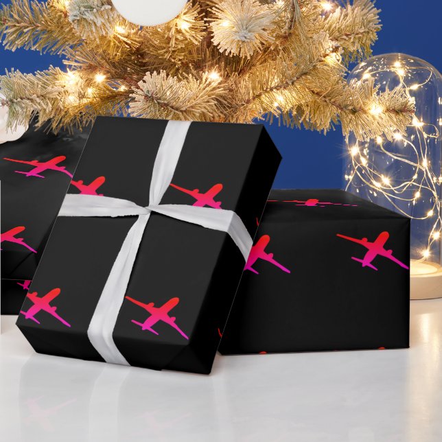 Flygande flygplan Flyg Luftfart Flygare Presentpapper (Helgdagar)