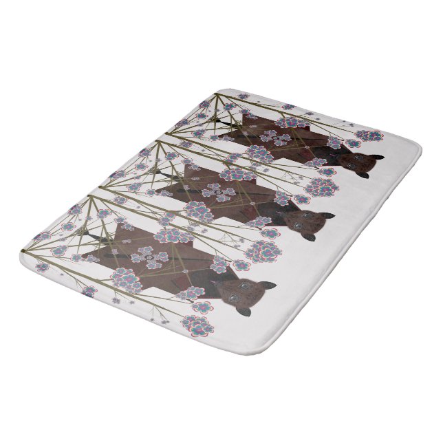 Flygande fox-badmat badrumsmatta (Vinklad)