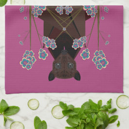 Flygande Fox Boysenberry Kitchen Towel Kökshandduk