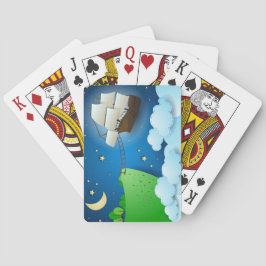 Flygande frakt vid landning casinokort