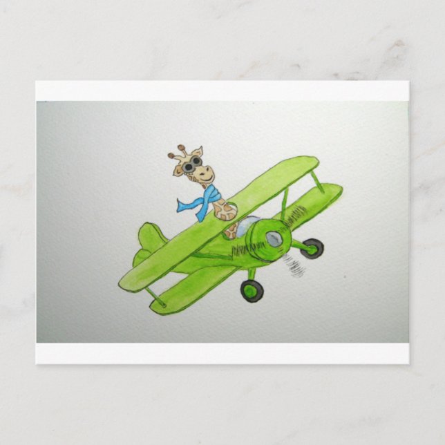 Flygande Giraff Vykort (Framsida)