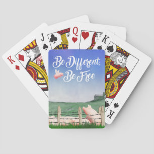 Flygande Gris-be-vara annorlunda Casinokort