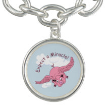 Flygande Gris Charm Bracelet