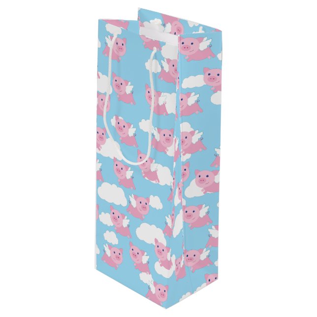 Flygande Gris Cute 1:a födelsedag (Framsidan Vinklad)