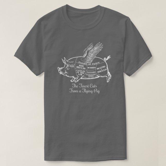 Flygande Gris Cuts T-Shirt (Design framsida)