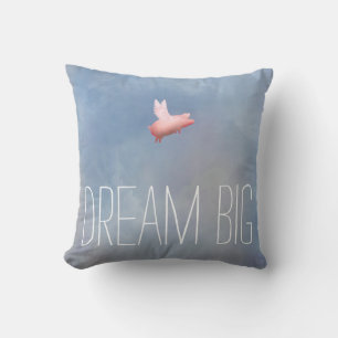 Flygande Gris Dream Big Pillow Kudde