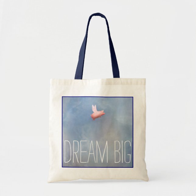 Flygande Gris-Dream Big Tygkasse (Framsidan)