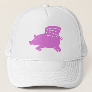 Flygande Gris Hat - Rosa Truckerkeps