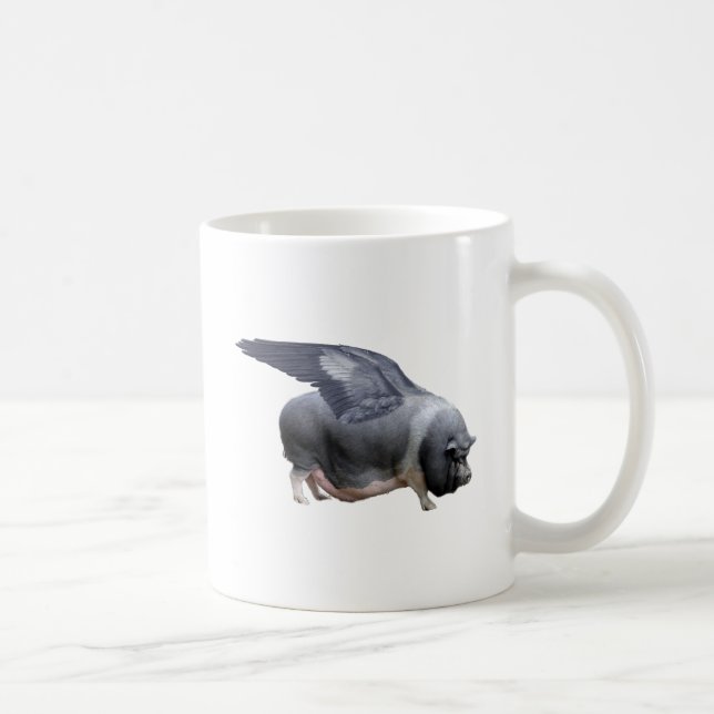 flygande gris kaffemugg (Höger)