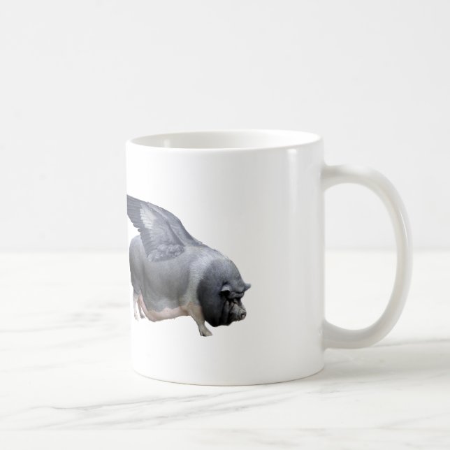flygande gris kaffemugg (Höger)