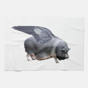 flygande gris kökshandduk