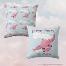 Flygande Gris Kuddcover