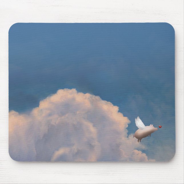 flygande gris mousepad musmatta (Framsidan)