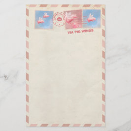 Flygande Gris Postage Brevpapper