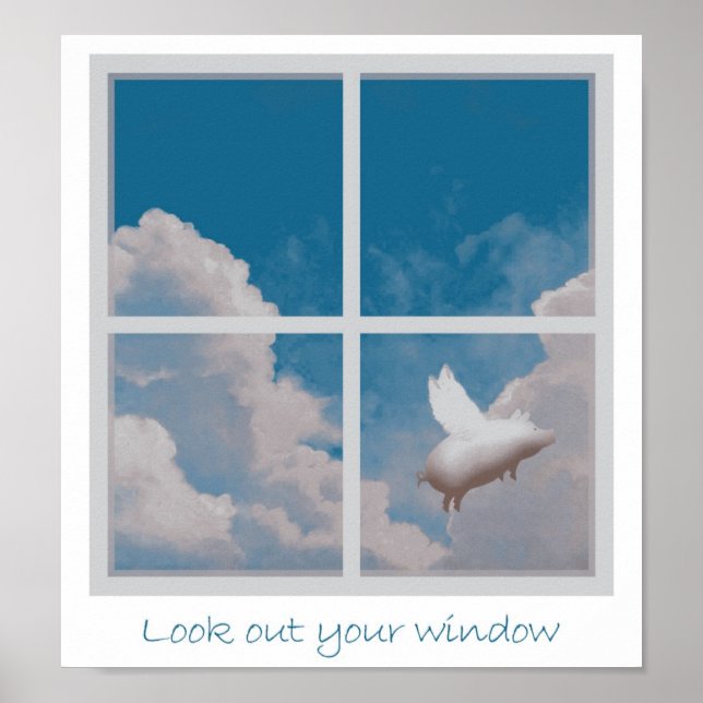 flygande gris poster (Framsidan)