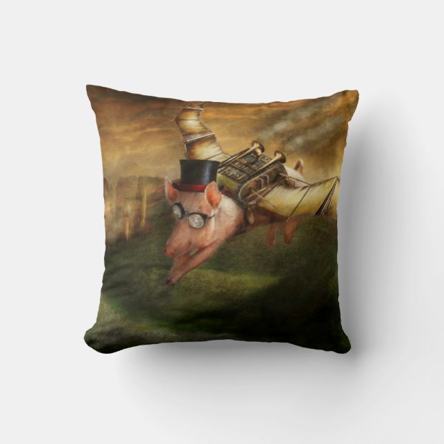 Flygande Gris - Steampunk - De flygande svinen Kudde (Framsida)