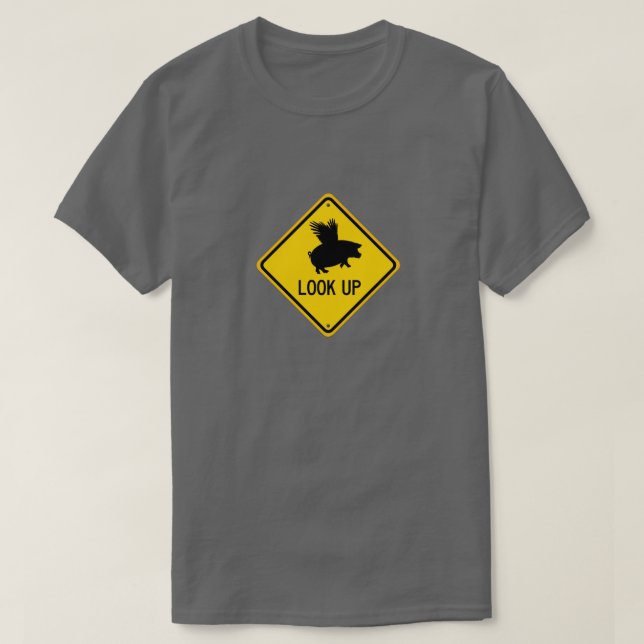 Flygande Gris-tecken T-Shirt (Design framsida)