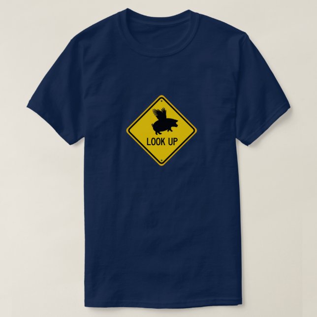 Flygande Gris-tecken T-Shirt (Design framsida)