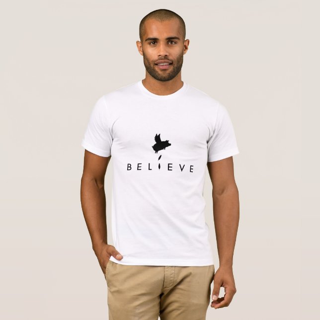 Flygande Gris Tro Tee (Hel framsida)